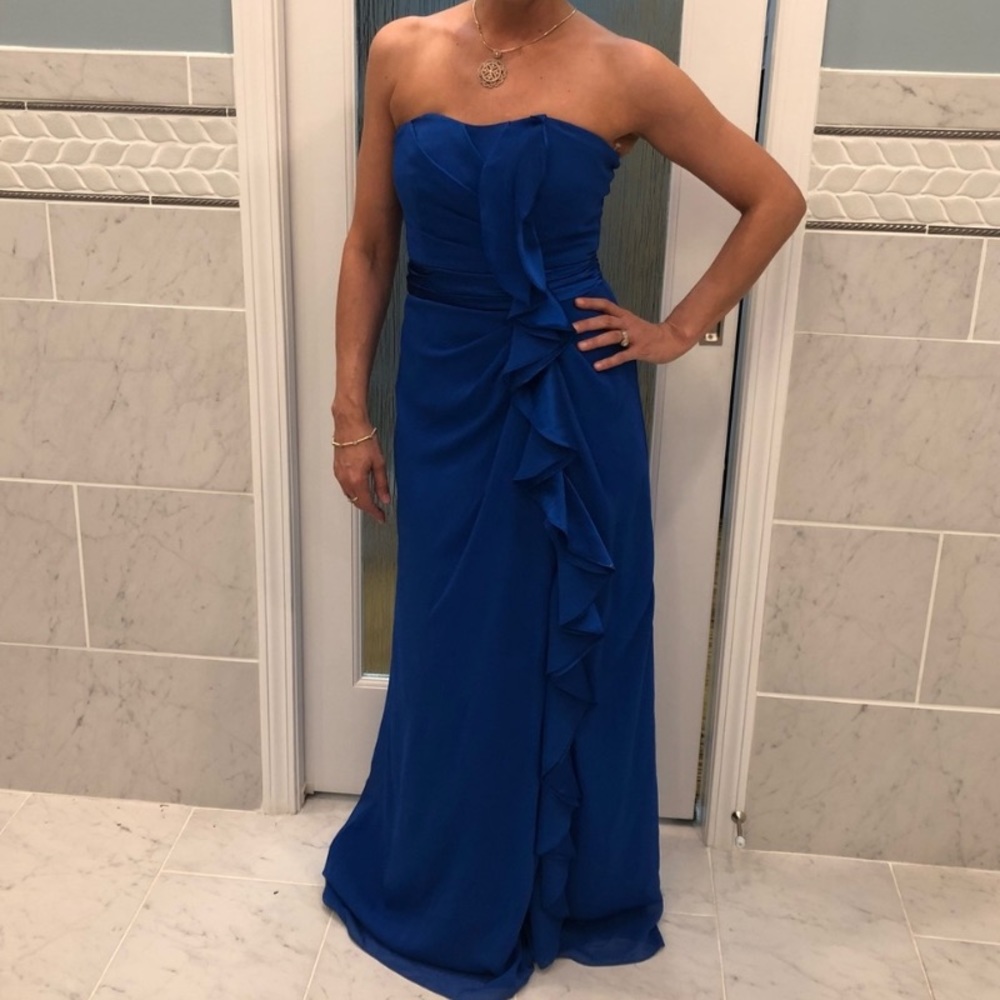 David’s Bridal NWT strapless maxi dress Size 2